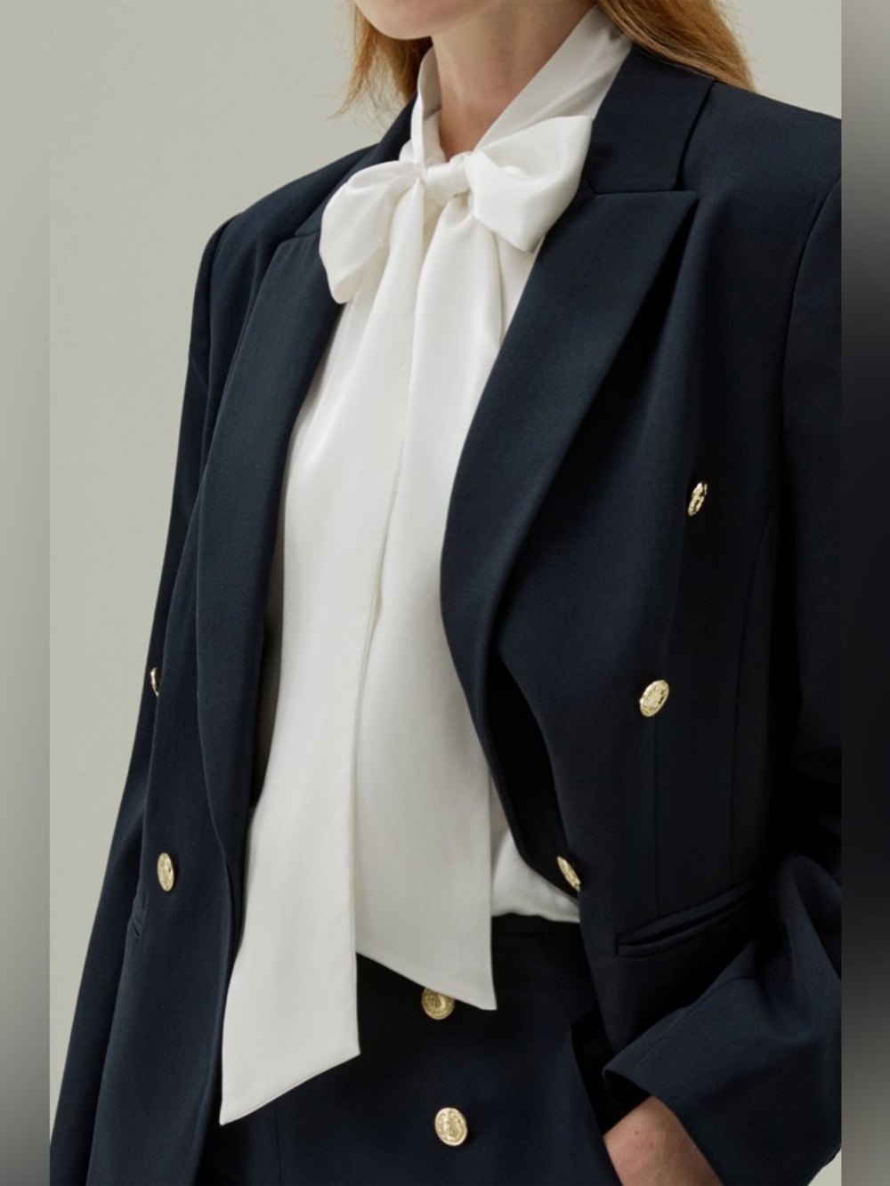 Lilysilk Women Bow-Tie Neck Silk Blouse - Picture 6 of 9